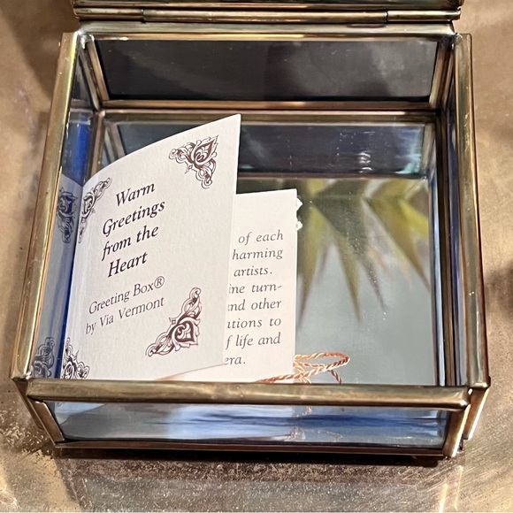 Via Vermont trinket box- Warm Greetings From The Heart 1993 - Picture 9 of 10